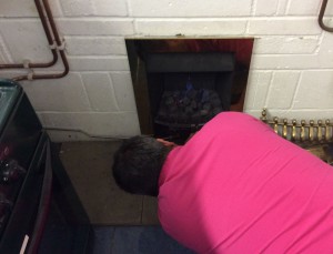Here is one Able Skills student during his gas training on Gas Safety Week.