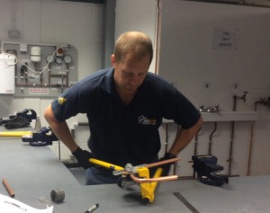 Richard is a Gas and Plumbing instructor at Able Skills and he is running this Gas Course. 