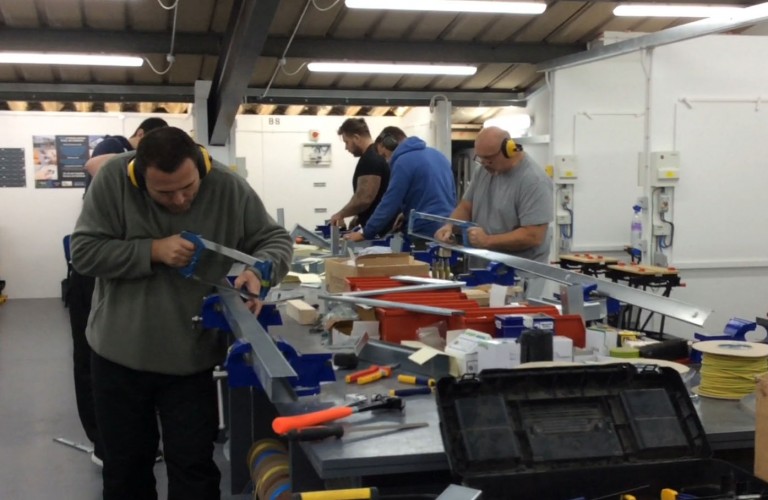 Electrical Courses: Busy day in our new centre!