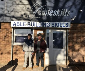 Two students from Gibraltar have come to Able Skills in Dartford to complete their electrical training.