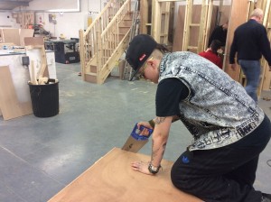 TJ is currently on one of our carpentry courses at Able Skills.