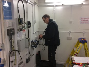 This is a Level 3 Electrical home study student who is working hard during his currently electrical course.