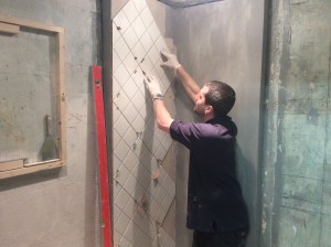 Become a Self Employed Tiler at Able Skills with our tiling courses.
