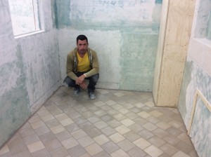 Leon has completed some fantastic work so far on his tiling courses. 
