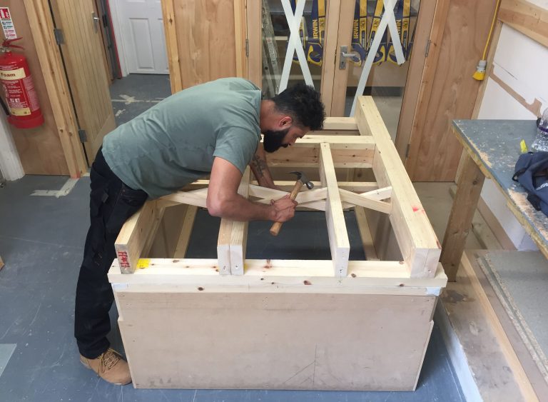 Able Skills Carpentry Courses Video - Mid week catch up with our students!