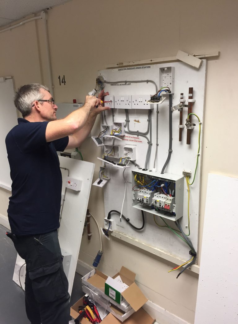 Our new Technician bringing great expertise to our Electrical Courses