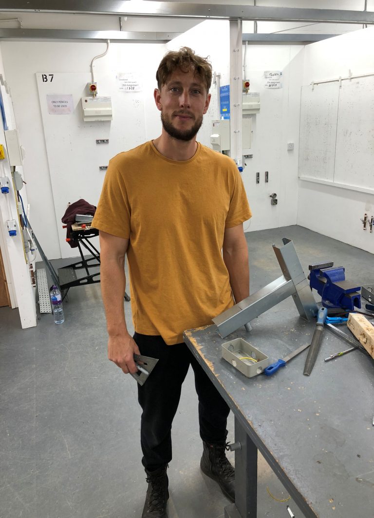 Student Tim Smith On His Electrician Training Here At Able Skills