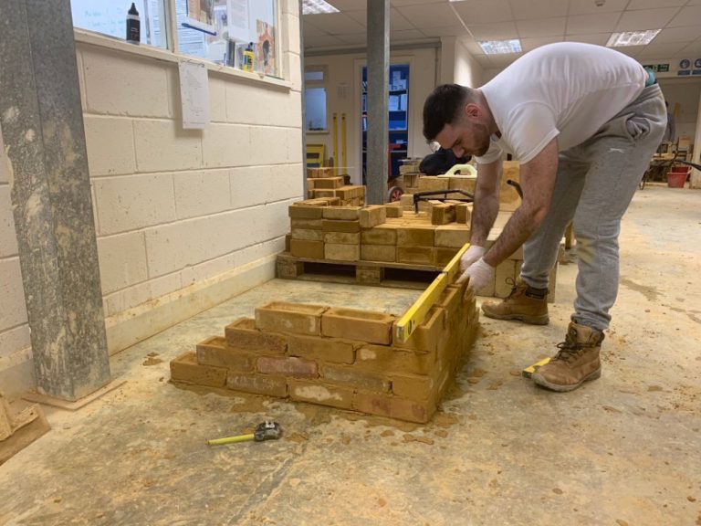 Busy Weekend in our Bricklaying Centre!