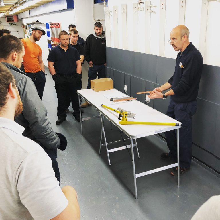 Another Demonstration For Those On Our Plumbing Courses Today!