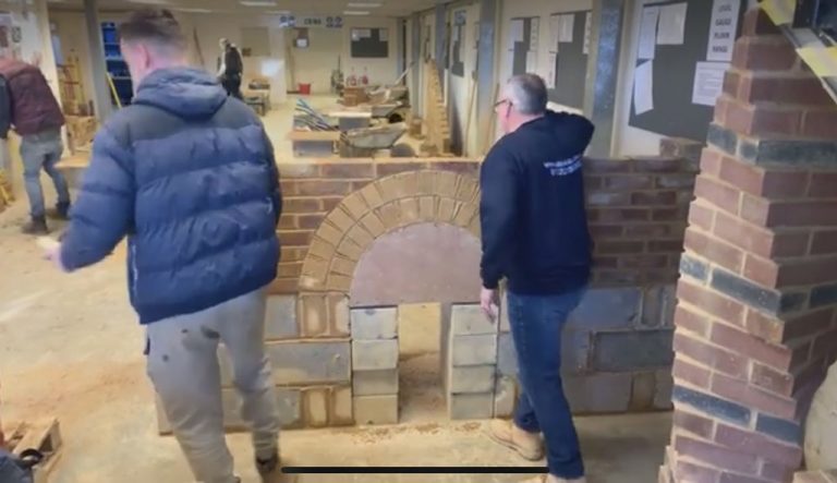 Moment of Truth in our Bricklaying Centre!