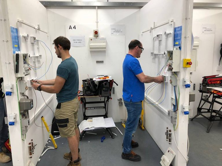 Electrician courses this week here at Able Skills!