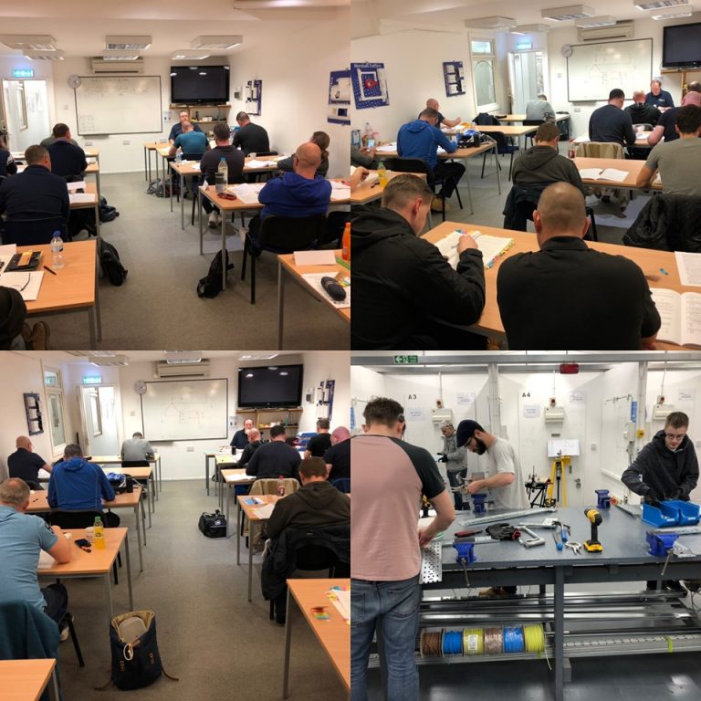 Nearly 100 Students Getting Their 18th Edition Course Done and Dusted This Week At Able Skills