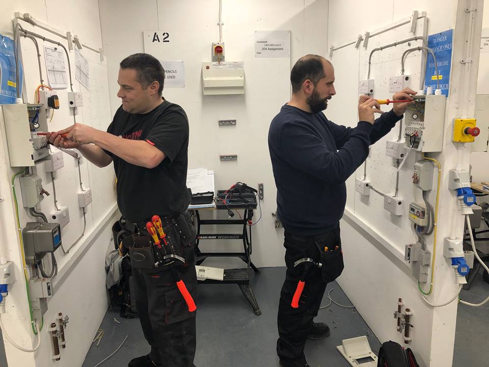 electrician training manchester