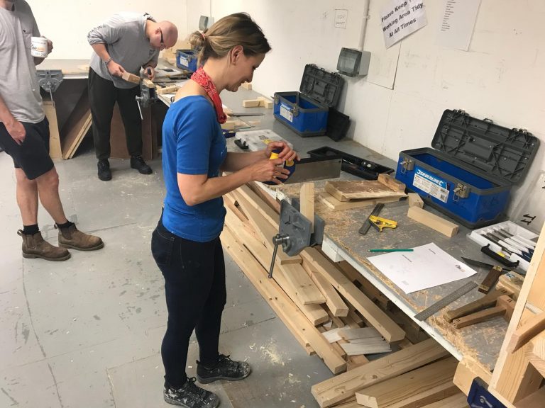 A strong end to a busy week in our Carpentry Centre!