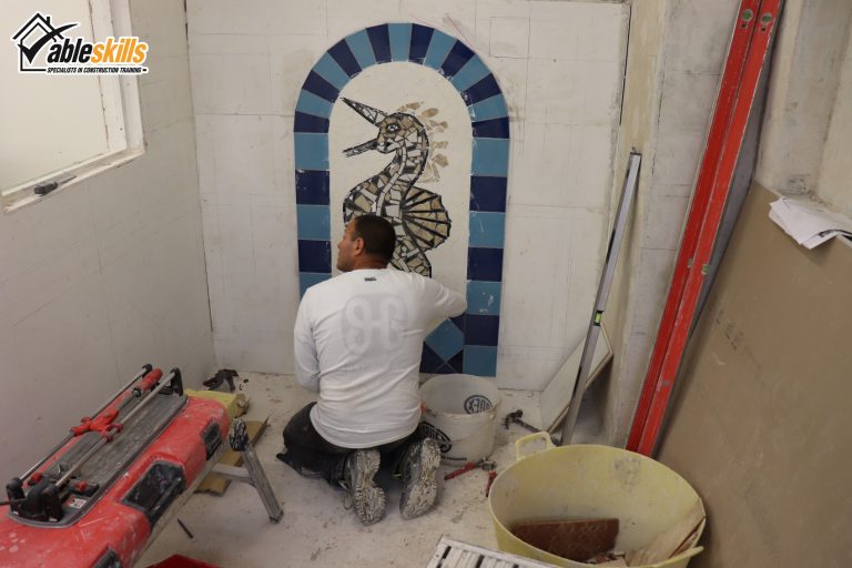 A look at today's tiling courses!