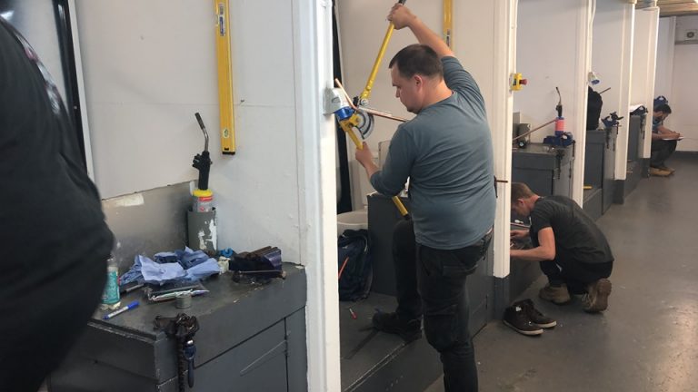 Students On Week 3 Of The Level 2 Plumbing Course