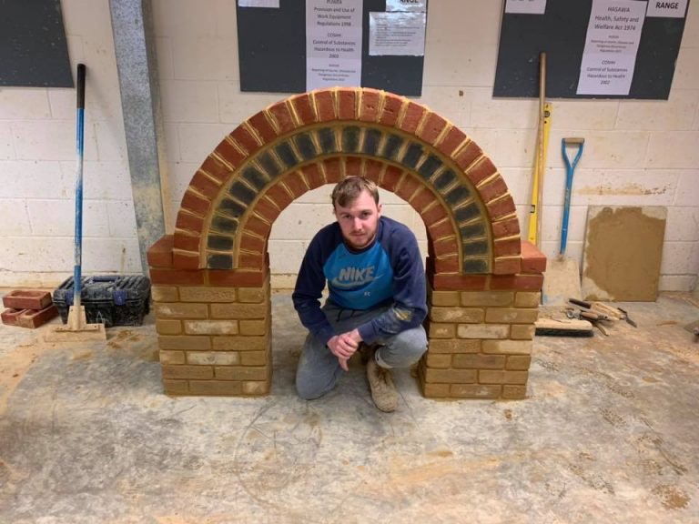 James back at Able Skills for more Bricklaying Training!