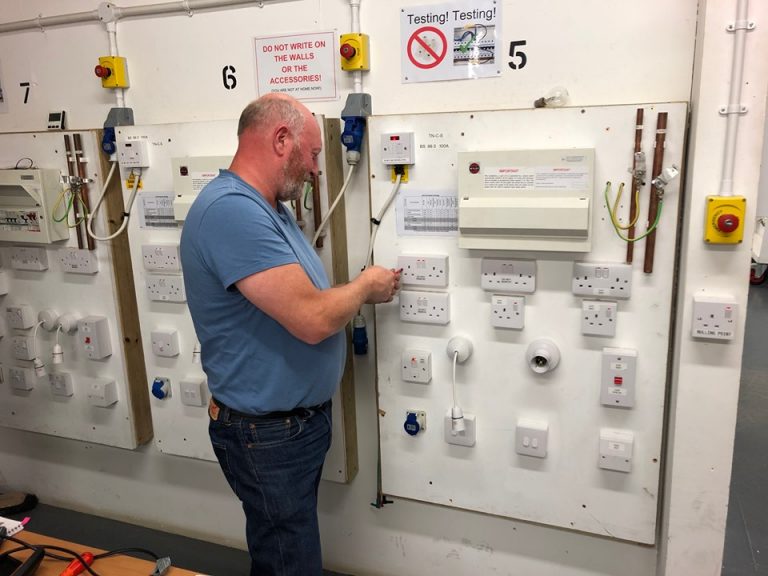Electrician courses are always on the go at Able Skills!