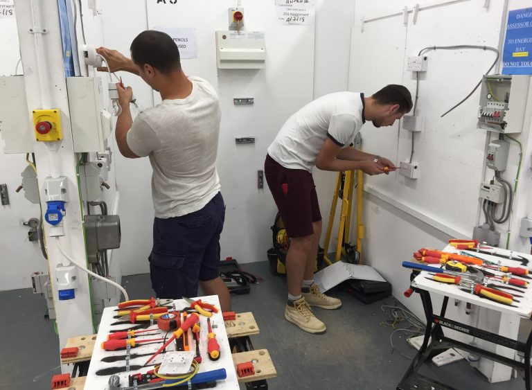 More from our students taking on AM2 Electrician courses!