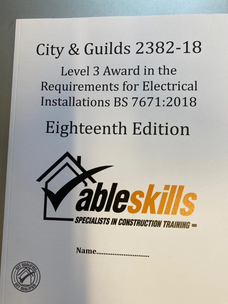 18th Edition courses still available this year!