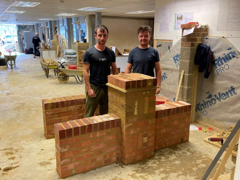 Student Stories, Connah & Ostin, Bricklaying