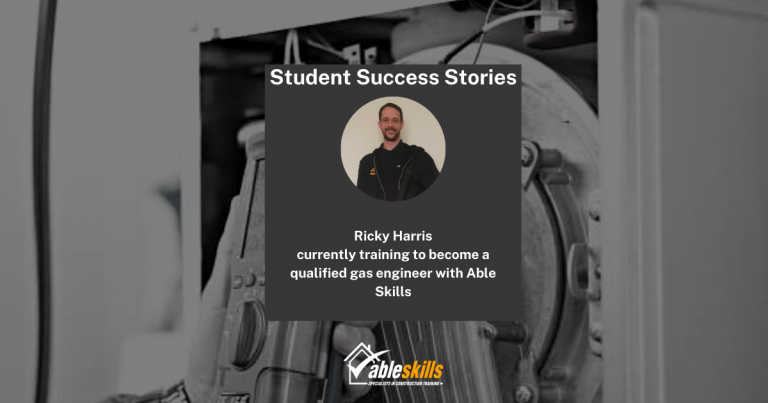 Student Success Stories: Becoming a qualified gas engineer with Ricky Harris