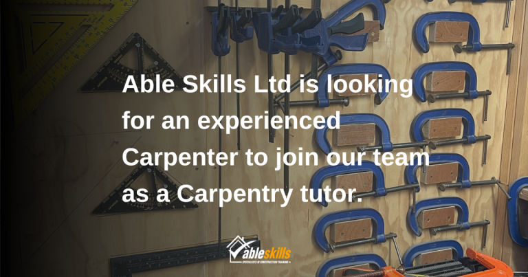 New Carpentry Tutor required