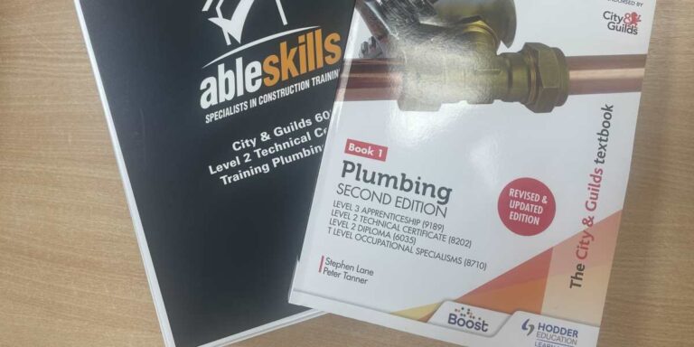 Study in your own time towards a new career in plumbing