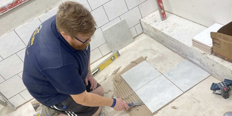 Tiling course with qualifications explained